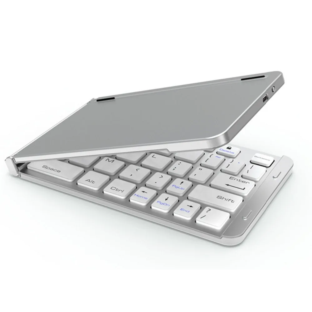 Kemile складной портативный универсальный беспроводной Bluetooth 3,0 клавиатура для ipad 9,7 Складная маленькая клавиатура для IOS