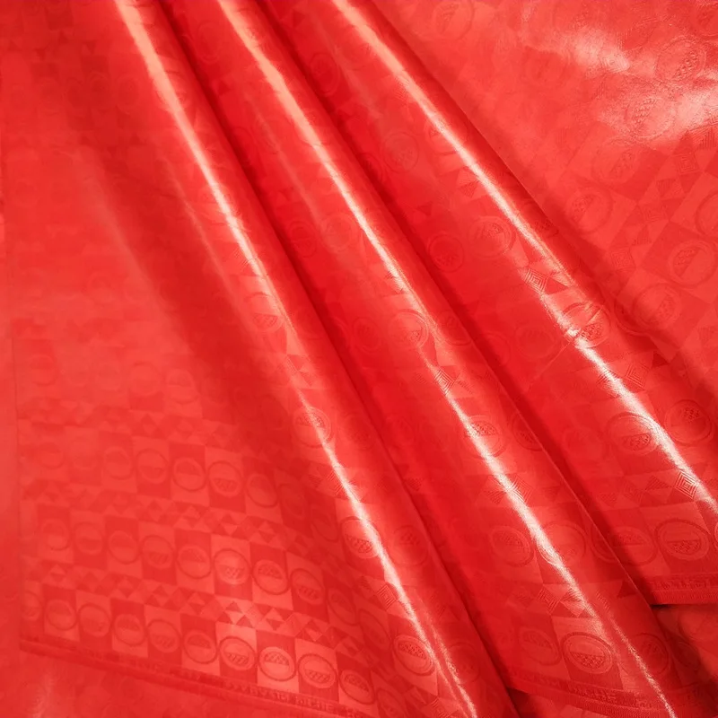 100% хлопок африканский Базен Riche Getzner ткань ручной работы 5 ярдов Дамасская шадда