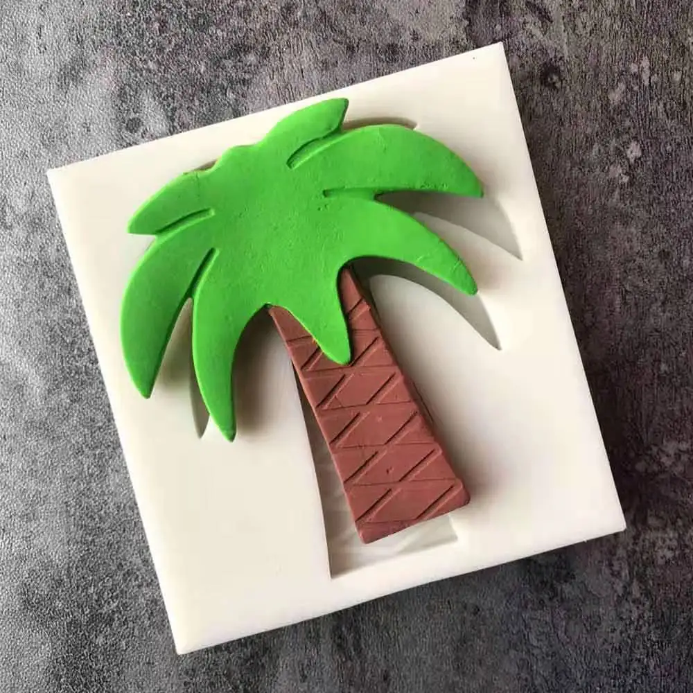 Turtle leaf tropical fruit Silicone Mold Fondant Molds DIY Cake Decorating Tools Candy Resin Clay Chocolate Gumpaste Moulds | Дом и сад