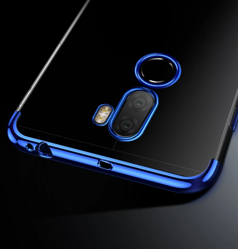 Luxury Soft For Xiaomi Pocophone F1 Case Electroplating TPU Cases Xiomi pocophone f 1 Cover f1 Phone |
