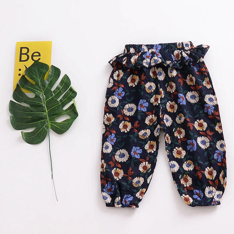 Одежда для маленьких мальчиков и девочек Хлопковые Штаны Брюки с кондиционерами