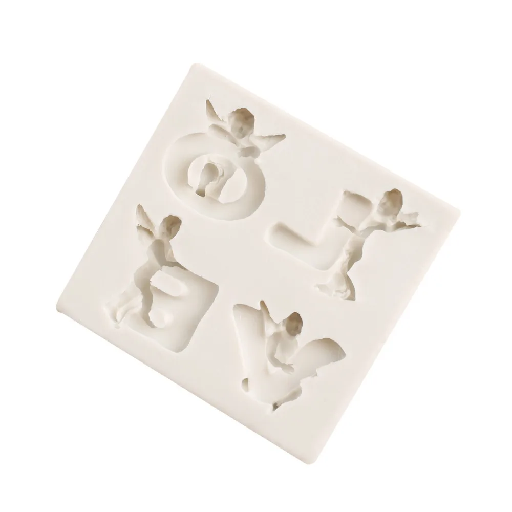 

Luyou 1pcs Letter Silicone Mold Angel Fondant Mould Cake Decorating Tools Cake Lace Molds,Sugarcraft, Kitchen Accessories FM1621