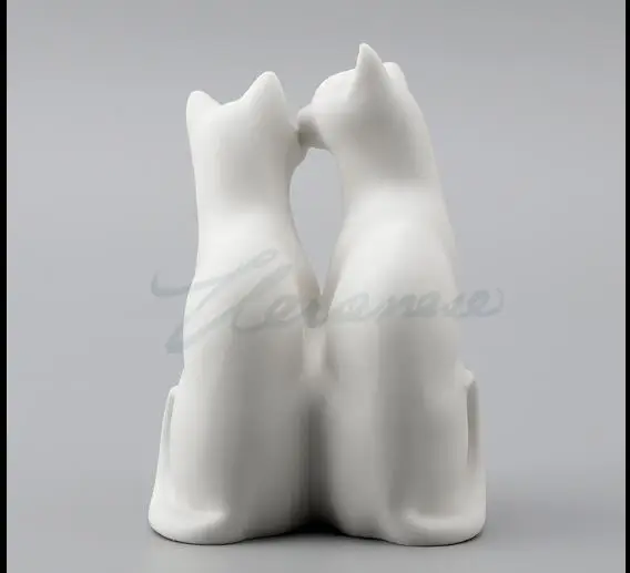 Керамическая абразивная поверхность искусство в виде кошки поджигание подарок