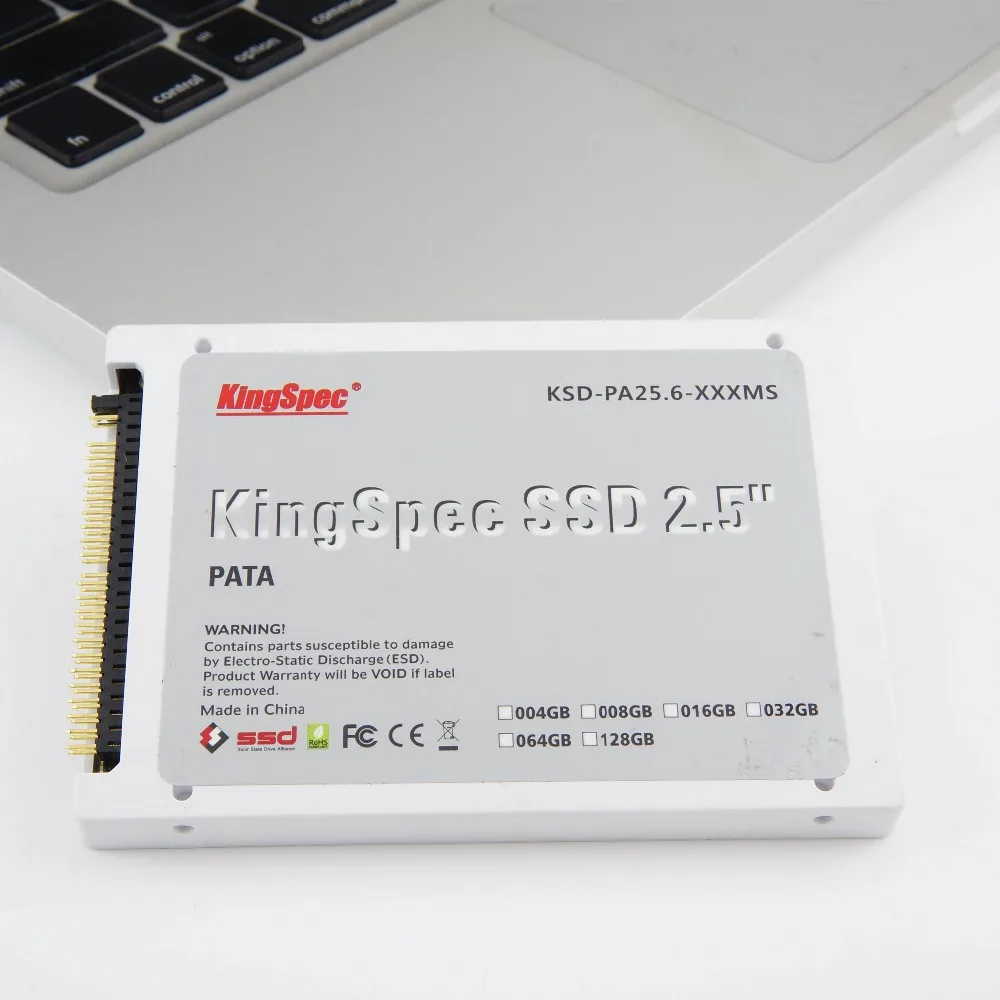Kingspec 2.5 дюймов PATA hd ssd 64 ГБ MLC Solid State Disk Flash Жесткий Диск 60 IDE HDD ксд-pa25.6-064ms&gt |