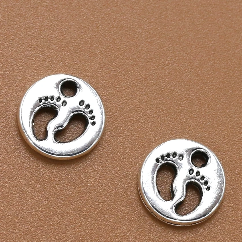 30 шт. посеребренные подвески в античном стиле 11 х11 мм 0 8 г|metal pendant|antique silvercharms baby |
