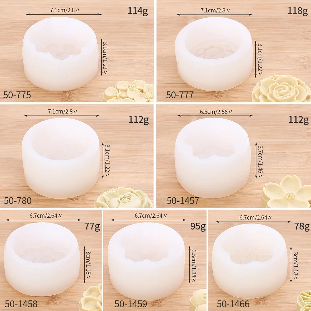 Луна торт Силиконовая форма середины осени фестиваль Роза цветок Шоколад