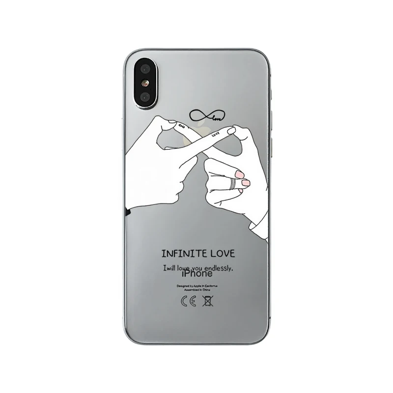 Soft Phone Cases For iPhone X 10 Beautiful Girl Cute Cat Love Heart Coffee Illustration Back Cover Shell Capa for Apple |