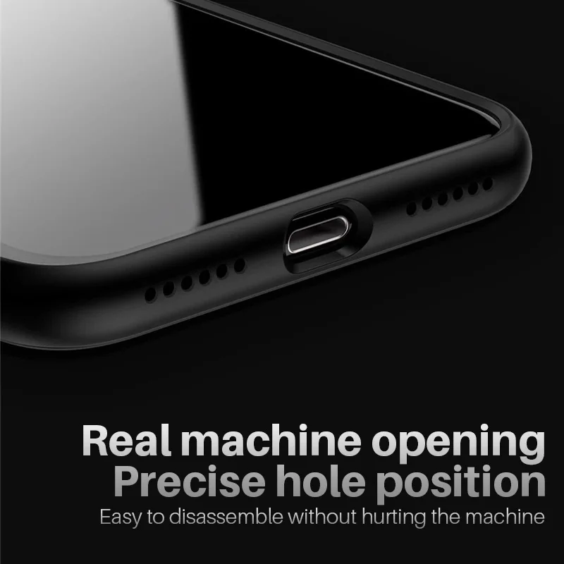 KUULAA для iPhone XS Max чехол Роскошный силиконовый стеклянный телефона iPone XSMax тонкий