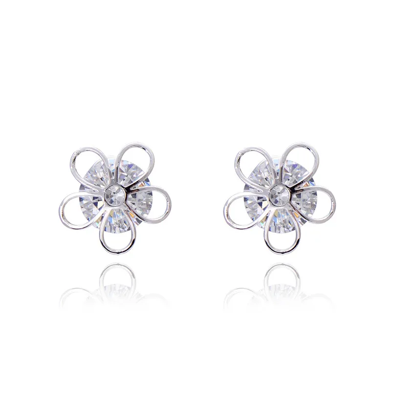 3 пар/лот Оптовая Продажа Маленький милый цветок Серьги-гвоздики Для женщин