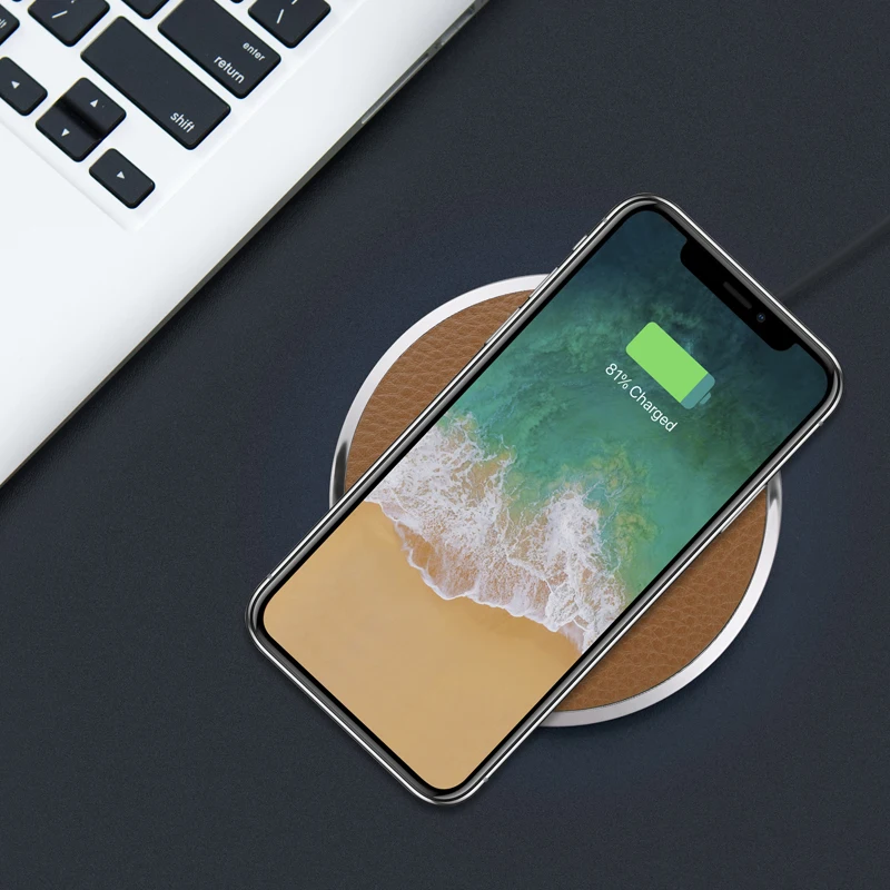 10 Вт быстро qi беспроводной зарядный коврик NILLKIN для iPhone X/8/8 Plus для samsung Примечание 8/S8/S8 плюс Беспроводное зарядное устройство портативный источник