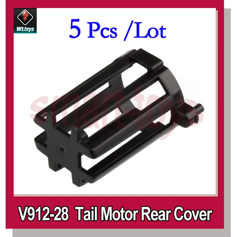 

5 Pcs V912-28 Tail Motor Rear Cover for Wltoys V912 RC Helicopter Spare Parts