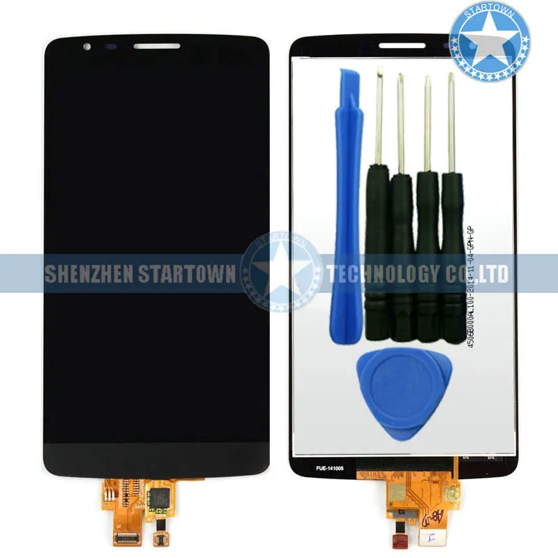 ЖК дисплей дигитайзер сенсорный экран в сборе для LG G3 Stylus D690 D690N (черный) с