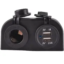 Палатка формы Автомобиля Гнездо Прикуривателя С 5 В/3.1A Dual USB Выход