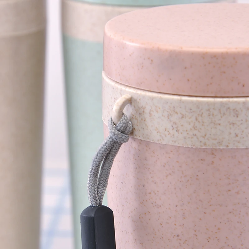 Лучшая эко стильная Пшеничная солома пластиковая Спортивная бутылка для воды