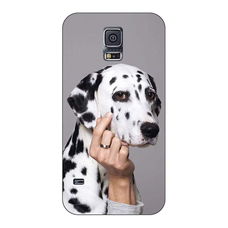 Милый чехол с рисунком животного кота для Samsung Galaxy S5 Mini G800 S5mini рельефный