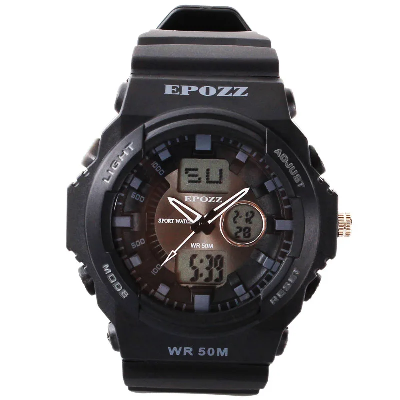 Новые мужские военные часы, гоночные спортивные часы, reloj hombre relojes de marca EPOZZ, водонепроницаемые детские электронные часы