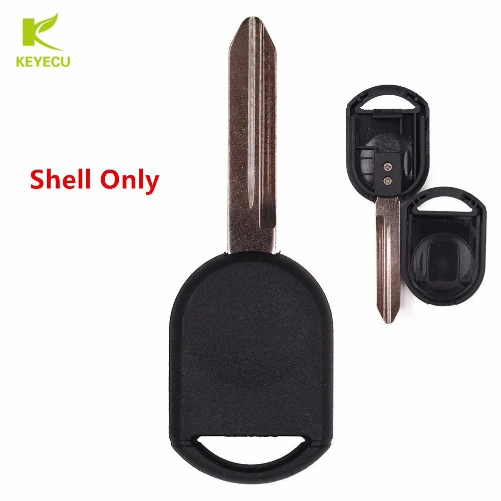 Запасной чехол KEYECU для ключей транспондера без рисунка Ford Edge Escape F150 F250 экспедиция
