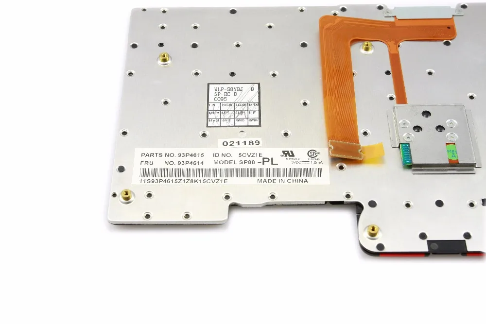 Новая клавиатура QWERTZ для ноутбука IBM Thinkpad X40 X41 черная полировка PL (внешний вид)