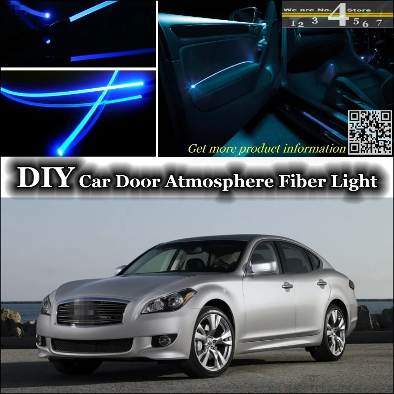 Для Infiniti M M30d M25 M35h M45 M37 M56 Q70 Настройка интерьера атмосферное освещение