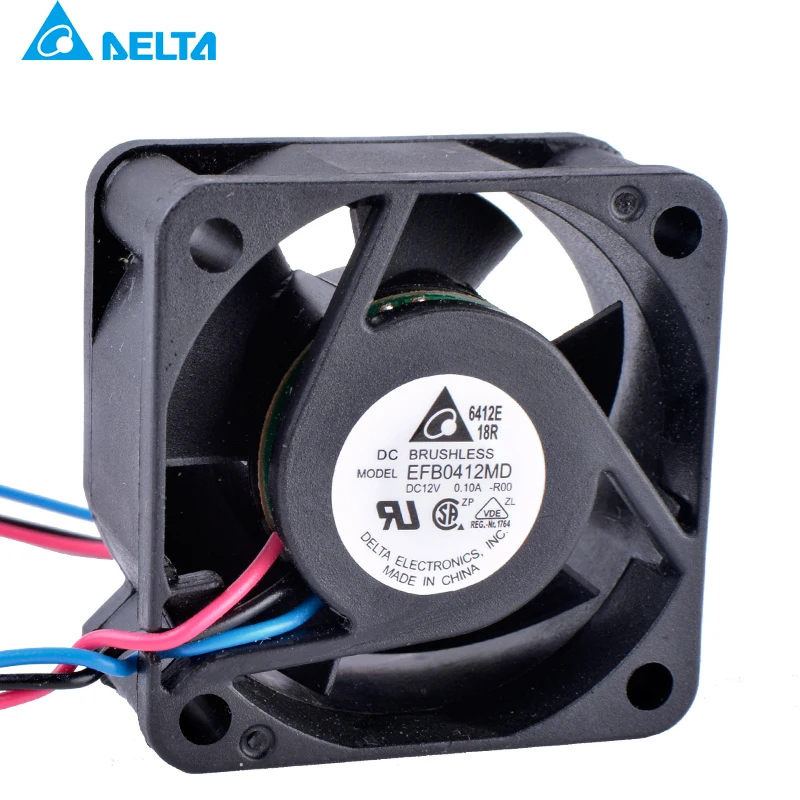 EFB0412MD 4020 40x40x20 мм 40 вентилятор 12 В 0.10A 3 проводной 3pin H3C 3600 переключатель охлаждающий