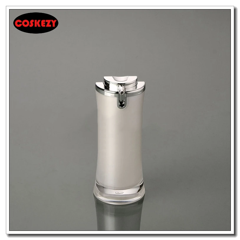 

Пустой 15 мл Акриловая пресс бутылочка для эмульсии лосьона, 0,5 унций пластиковый нагнетательный Хранения Крема для век, 15 мл пластиковый косметический лосьон контейнер