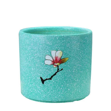 Керамический горшок для цветов бонсай большая Бытовая глазурь простой