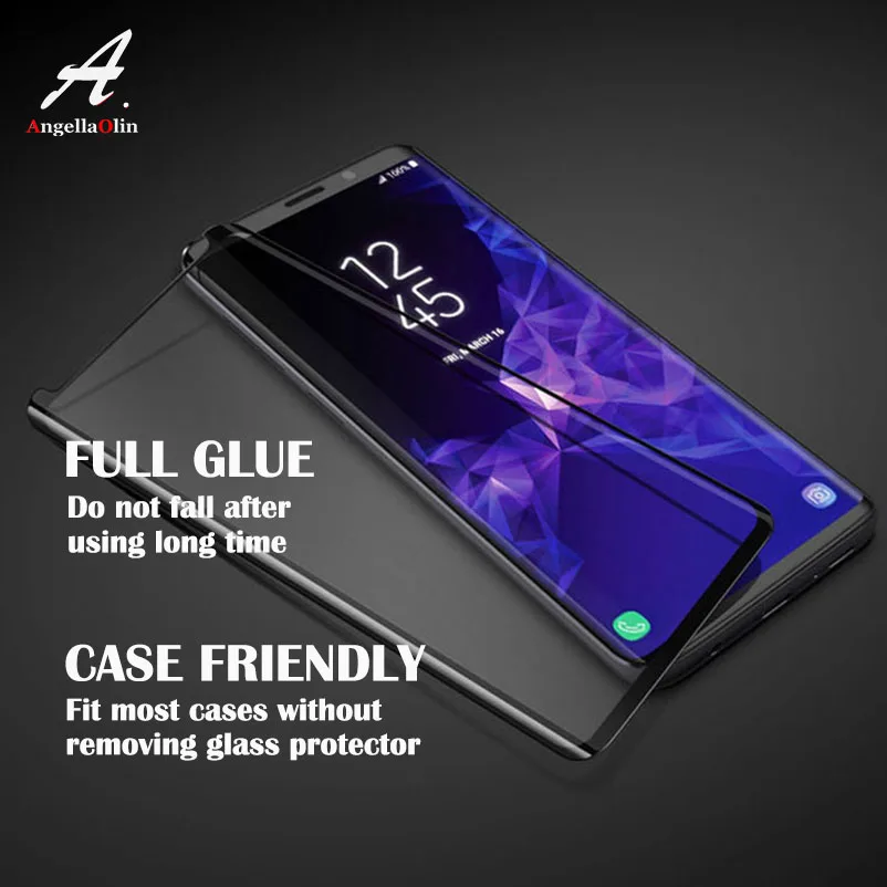 Защитная пленка для Samsung galaxy S10 E Note 9 8 S9 S8 Plus S7 S6 Edge полностью клеящаяся защитная из