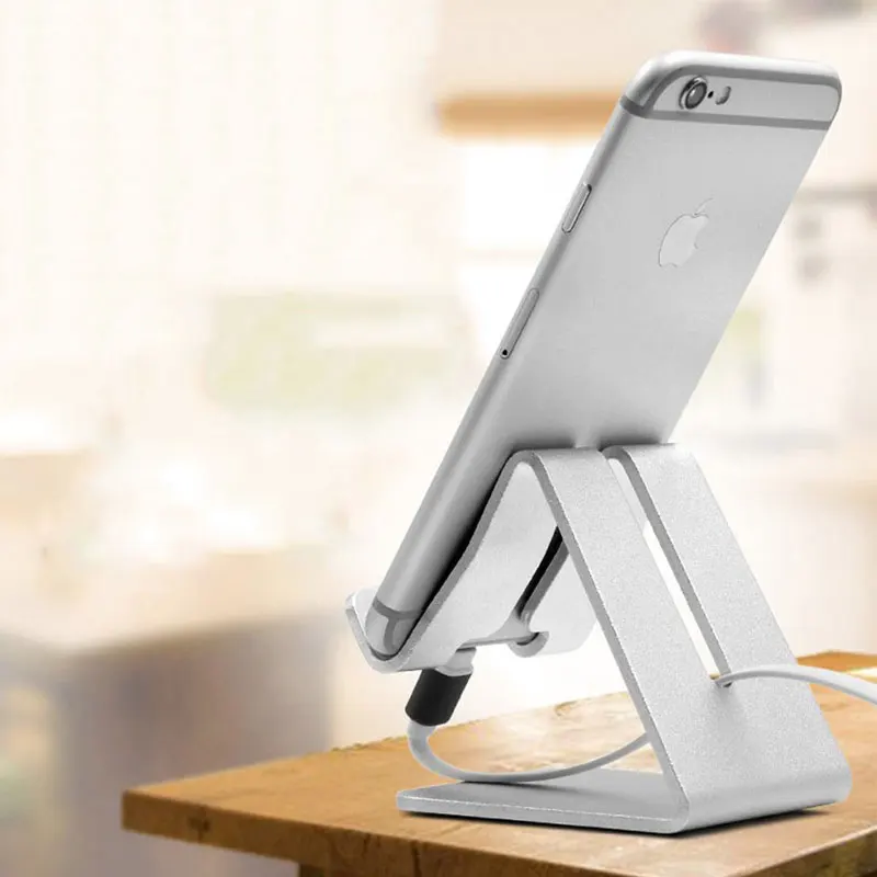 AHHROOU Алюминиевый металлический держатель для телефона Настольный Универсальный
