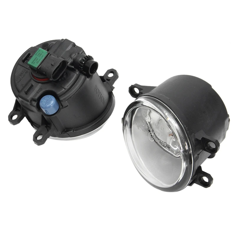 2 шт. передний бампер для автомобиля левая/правая противотуманная фара + решетки