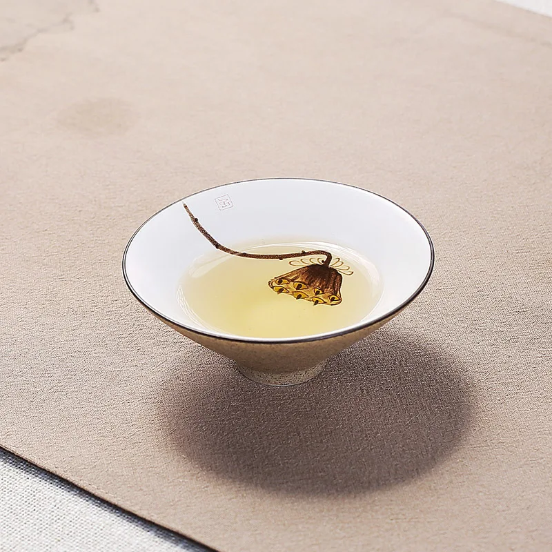 Деликатная маленькая чайная чашка ручной работы в китайском стиле 55 мл грубая