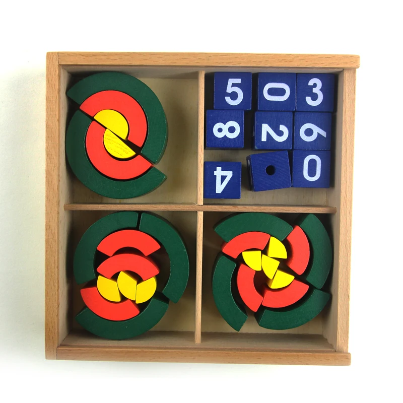 Игрушки Монтессори для малышей деревянные игрушки детей помощь в обучении 5P