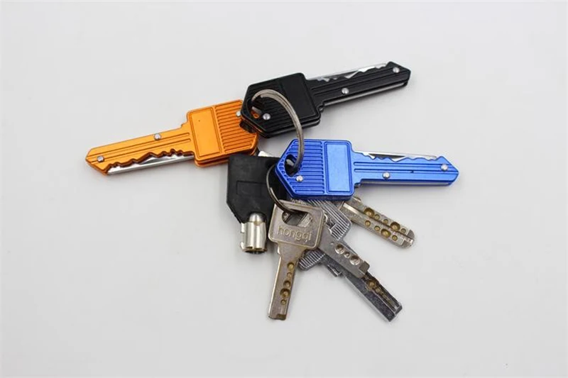 Mainpoint горячая Распродажа Портативный складной ключ Ножи карман для ключа цепочка