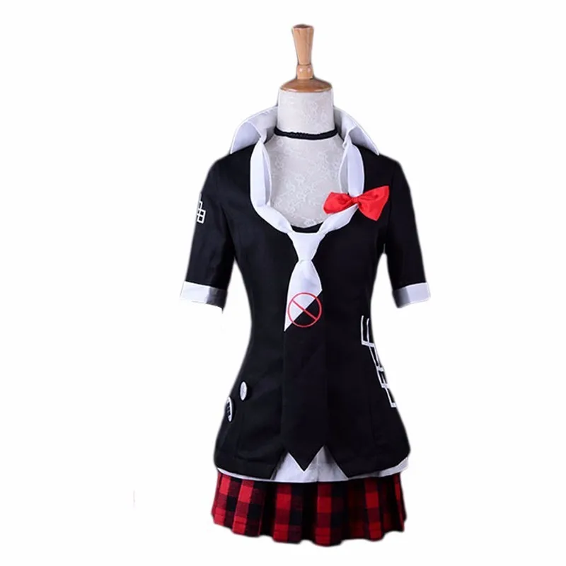 Dangan Ronpa джунко эношима косплэй костюм для женщин обувь для девочек Форма платье Danganronpa триггер Happy Havoc вечерние костюмы - Цвет: Style B