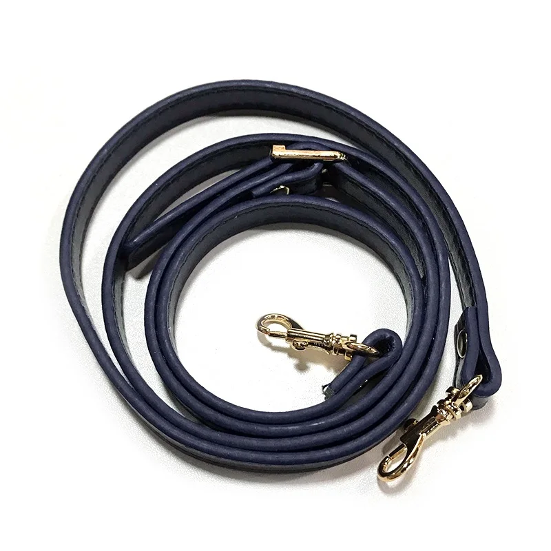 Dark Blue Glod Съемная ручка сумки на замену ремень для женщин девочек кожаная сумка Запчасти Аксессуары пряжки ремни Рождественский подарок - Цвет: Dark Blue Glod