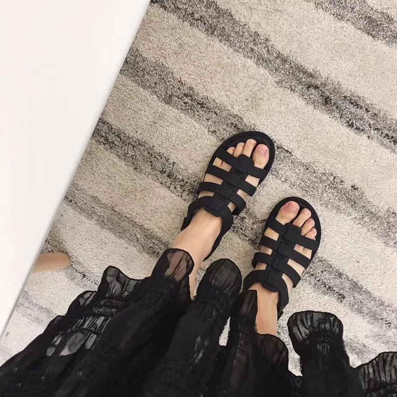 Женские сандалии Melissa прозрачные Нескользящие дышащие в римском стиле