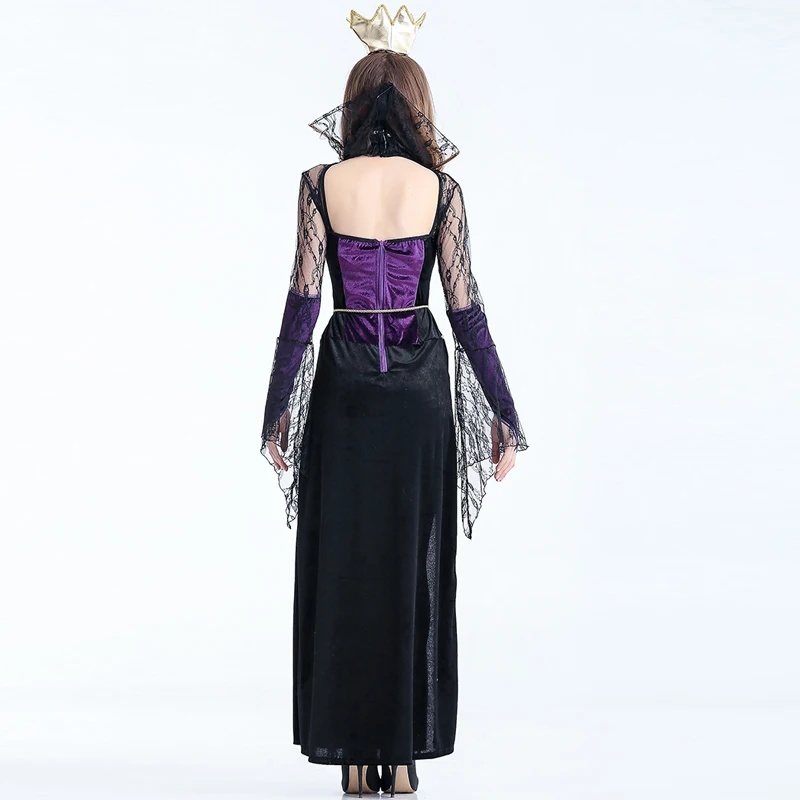 Костюм злой королевы для женщин Новое поступление роскошный модный Карнавальный