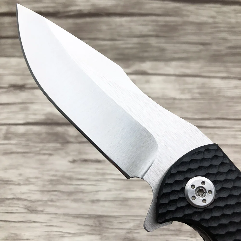 Тактический складной нож ZZSQ ZT0606 карманные походные ножи с деревянной ручкой G10