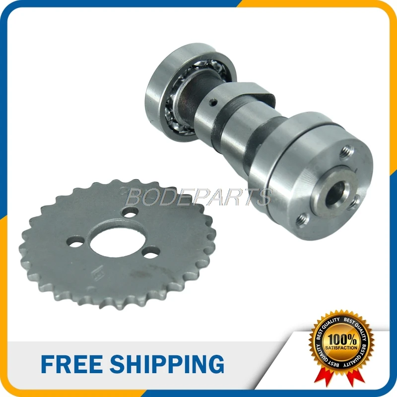 

Motorcycle Parts Accessories 125cc Camshaft And Timing Gear For Zongshen Yinxiang Horizontal 125cc Engine Free Shipping