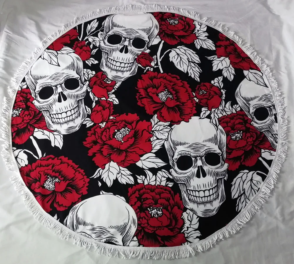 Бесплатная доставка новинка Подарок Готический крутой Сахар Череп Пион Роза