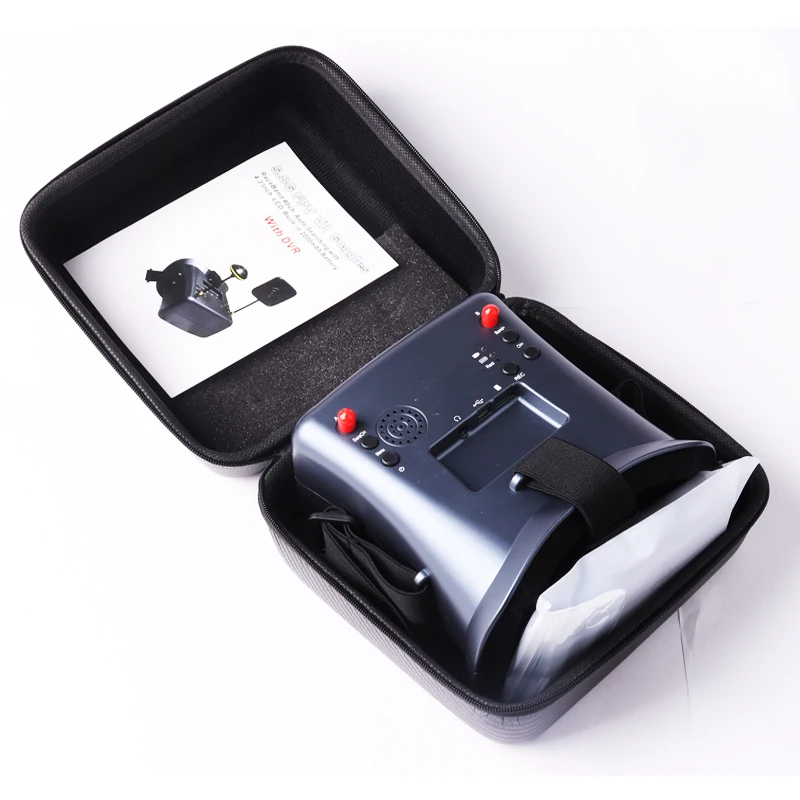 Новые FPV VR очки с DVR автопоиск 5,8G 40CH FPV очки HD яркость lcd 2000mA для гоночной масштабной модели самолета игры