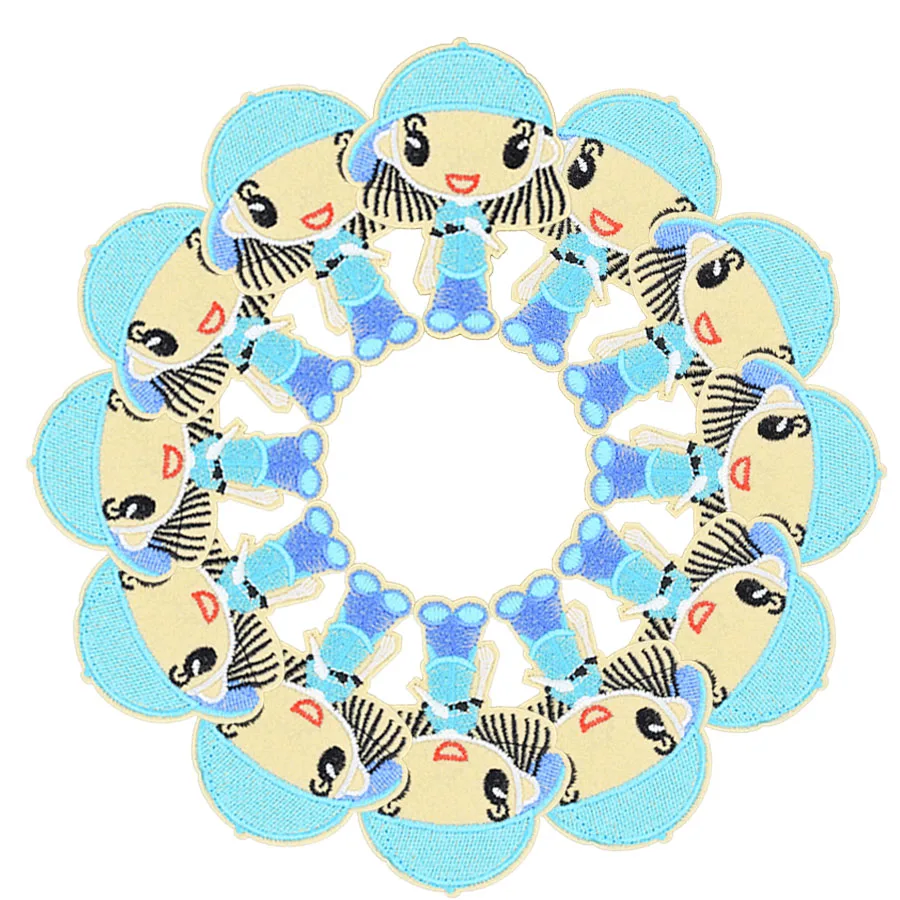 Сделай Сам патчи для подростков одежды железная вышитая аппликация утюжок на