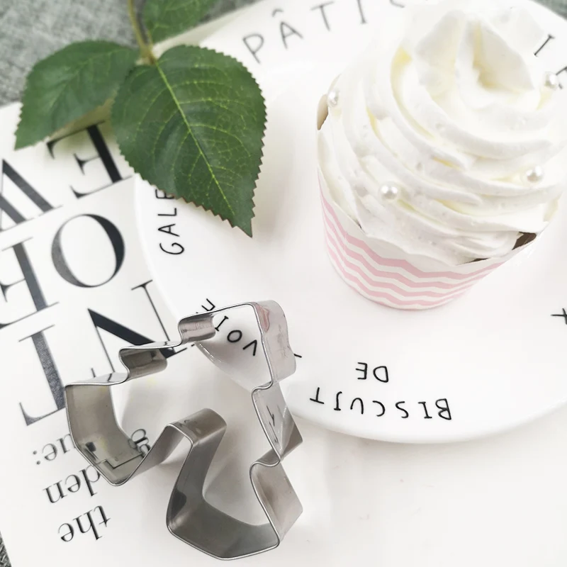 8 шт./компл. нержавеющая сталь Рождественская снеговик лося сани торт хлеб форма