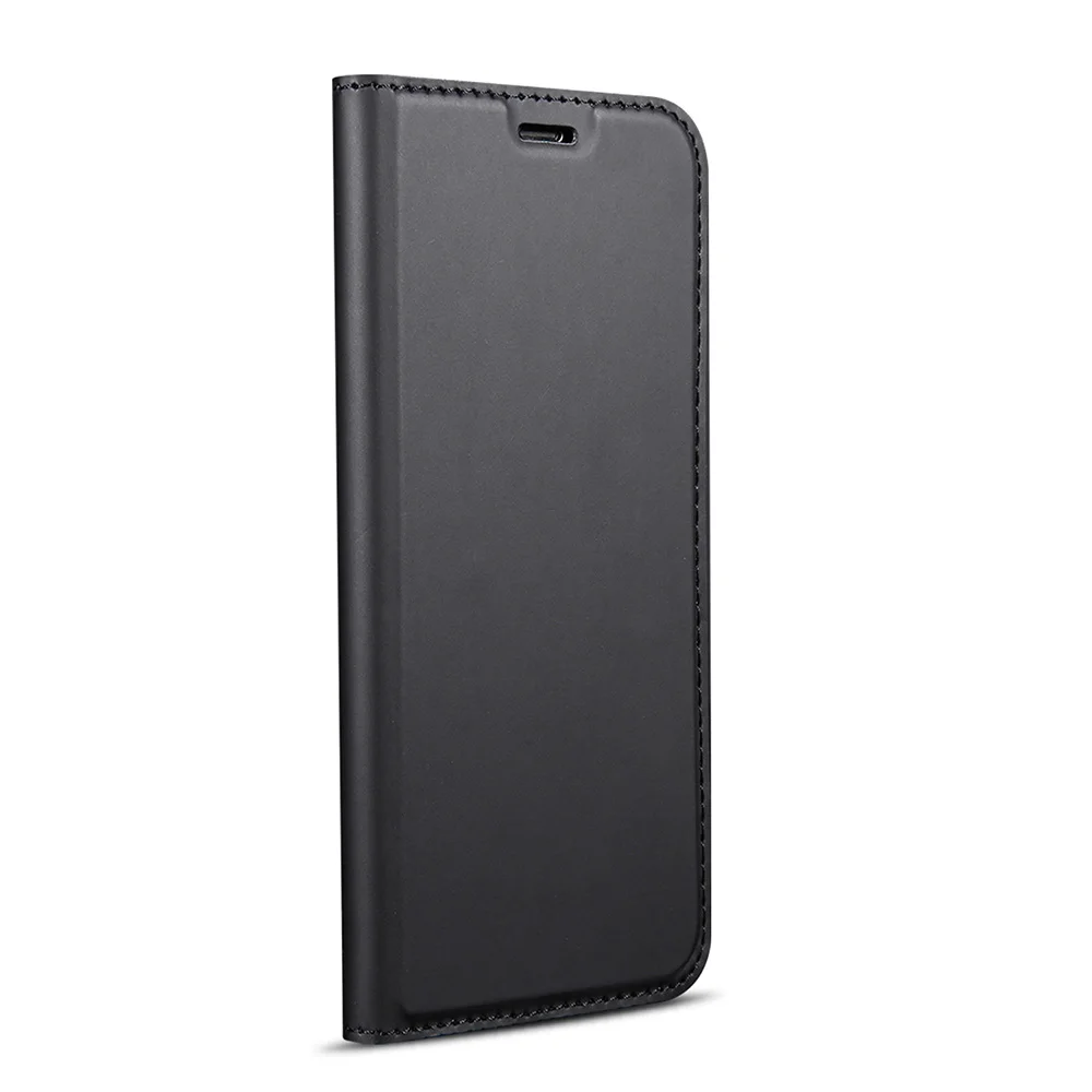 Black DZGOGO ISKIN серии из искусственной кожи с откидной крышкой для samsung S9 чехол для телефона из ТПУ с принтом "для Galaxy S9 плюс чехол со слотом для карт и карманом - Цвет: Black