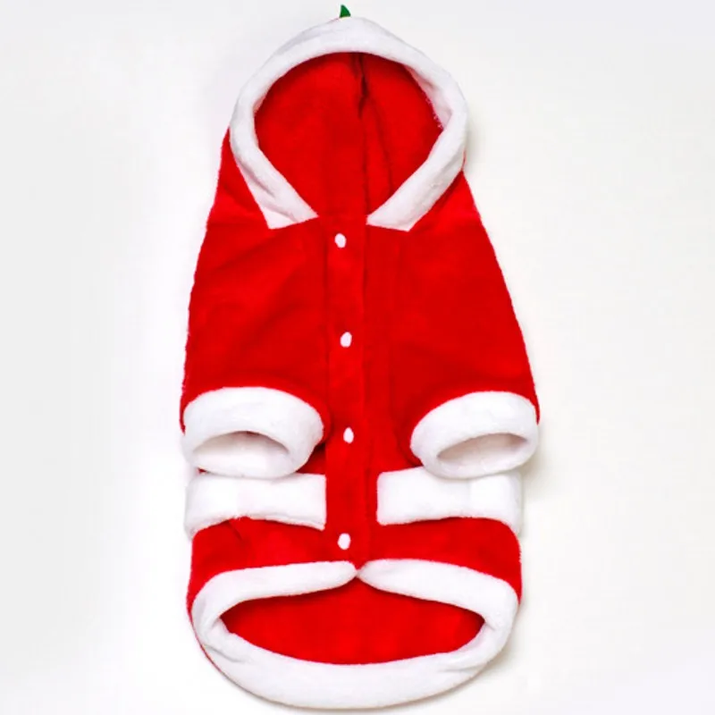 НОВАЯ РОЖДЕСТВЕНСКАЯ одежда для домашних животных маленьких собак пальто с