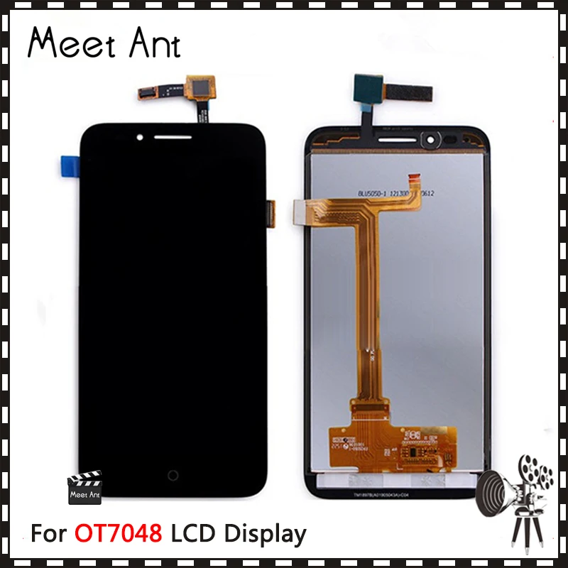 

10pcs/lot High Quality 5.0" For Alcatel One Touch Go Play OT7048 7048X LCD Display Screen With Touch Screen Digitizer Assembly