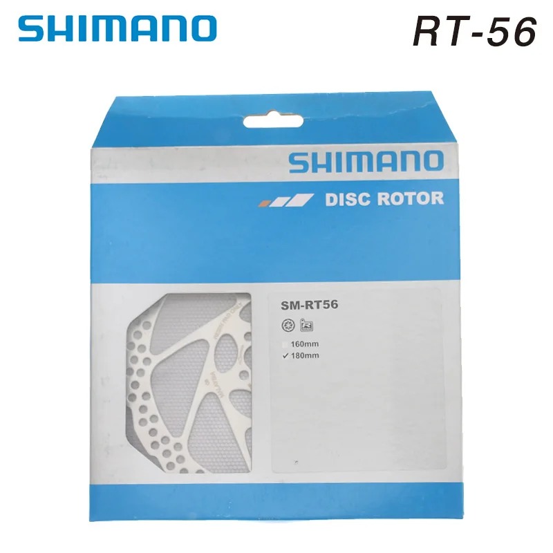 Дисковый тормозной ротор Shimano RT26 51 56 из нержавеющей стали 160 мм 180 6
