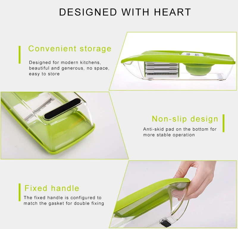 Творческая Терка Инструменты Slicer Овощерезка с лезвием из нержавеющей стали Ручная Картофельная Терка Dicer Морковь Для Кухни
