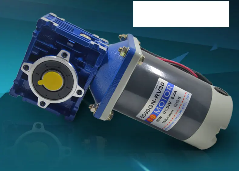 DC24V 90 Вт Скорость двигателя Регулируемая скорость Мотор Червячный редуктор положительный и отрицательный контроль скорости NRV мотор-редуктор 18 об/мин-240 об/мин