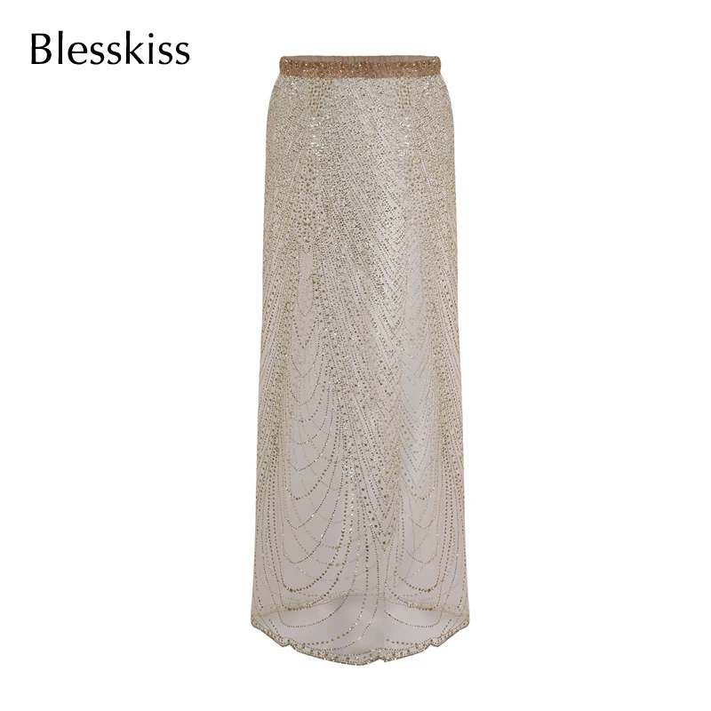 BLESSKISS, пляжное платье с блестками, женское, летнее, сексуальное, прозрачное, купальный костюм, купальник, бикини, покрывает, купальник, юбка