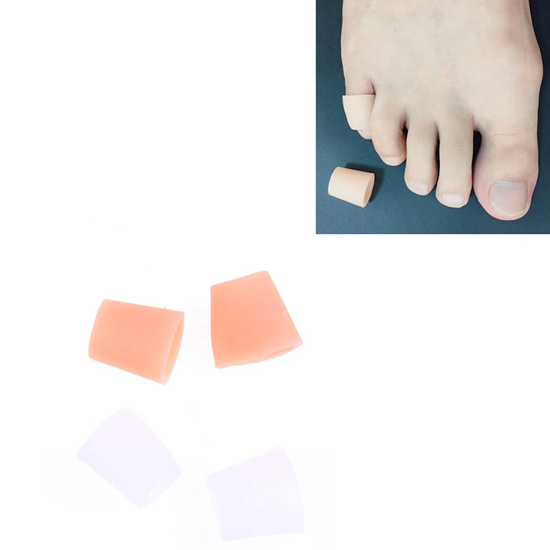2 шт./лот защита пальцев ног силиконовый гелевый Чехол Hallux вальгус палец ноги